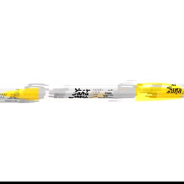 Paint Pen Marker: Yellow, Oil-Based, Fine Point